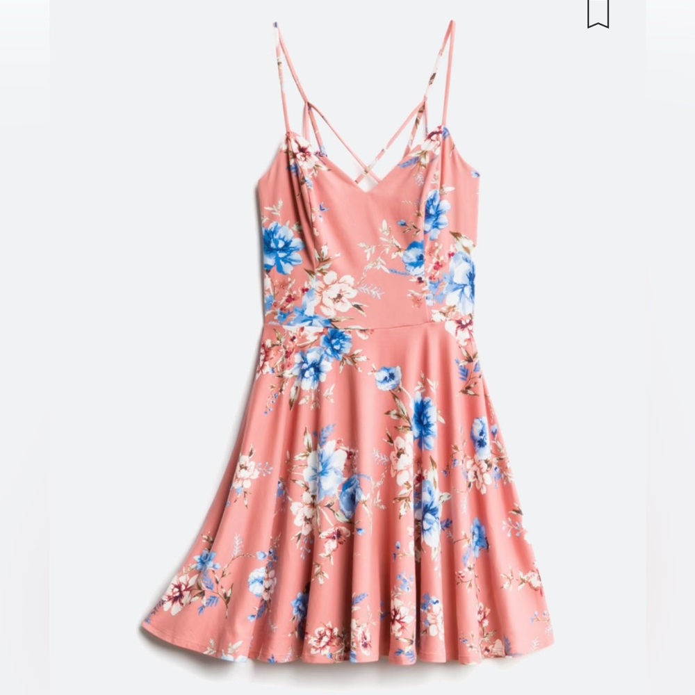 Summer floral dress brushed knit dress The General Good for Stitch Fix